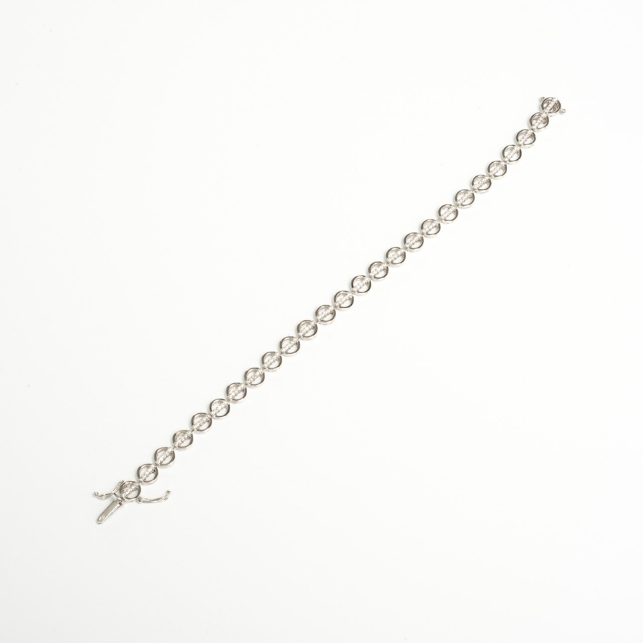 BRACELET 18K WHITE GOLD / DIAMONDS